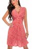 SCOASE DIN STOC - Rochie cu buline Kamy Red