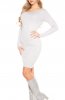 ROCHII TRICOT - Rochie tricot Glitter Grey