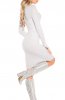 ROCHII TRICOT - Rochie tricot Glitter Grey