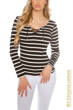 Bluza Striped Black - Magazin online haine de dama Fashion