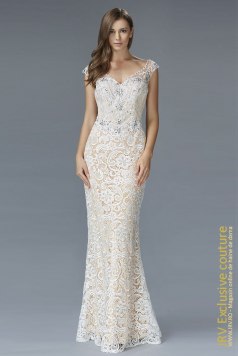 Rochie de ocazie Habya Creme - Magazin online haine de dama Fashion