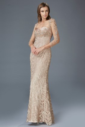 Rochie de ocazie Lorayne Beige din Colectia de ROCHII DE OCAZIE