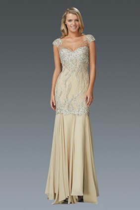 Rochie de ocazie Elysee Gold din Colectia de ROCHII DE OCAZIE