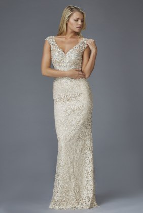 Rochie de ocazie Desyre Champagne din Colectia de ROCHII DE OCAZIE