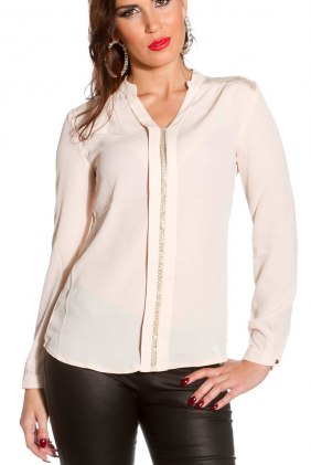 Camasa Cleo Beige din Colectia de SCOASE DIN STOC
