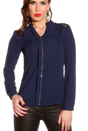 Camasa Cleo Navy din Colectia de SCOASE DIN STOC