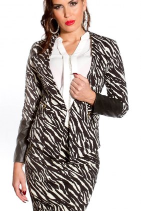 Sacou Vera Zebra din Colectia de SACOURI