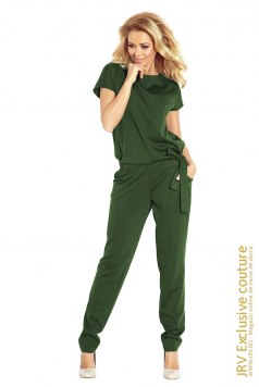 Salopeta Fatyha Green - Magazin online haine de dama Fashion