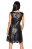 SCOASE DIN STOC - Rochie din piele Adorabile