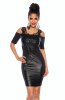 SCOASE DIN STOC - Rochie din piele Eyecat