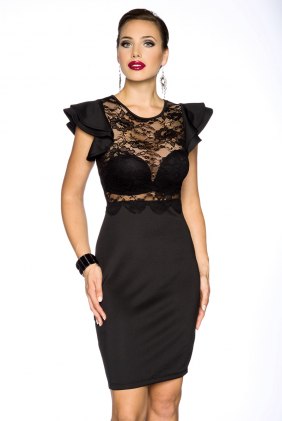 Rochie eleganta Black Victim din Colectia de SCOASE DIN STOC