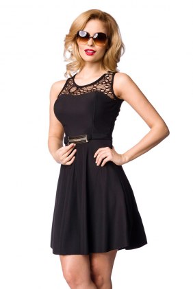 Rochie retro Fever Black din Colectia de SCOASE DIN STOC