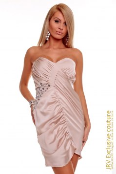 Rochie de club Hope Beige - Magazin online haine de dama Fashion