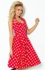 SCOASE DIN STOC - Rochie cu buline Kara Red