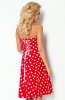 SCOASE DIN STOC - Rochie cu buline Kara Red