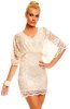 SCOASE DIN STOC - Rochie dantela Butterly Nude