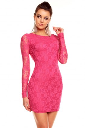 Rochie dantela Pink Sweet din Colectia de SCOASE DIN STOC
