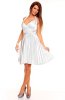 SCOASE DIN STOC - Rochie plisata Lay White