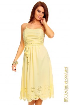 Rochie de zi Just Yellow - Magazin online haine de dama Fashion