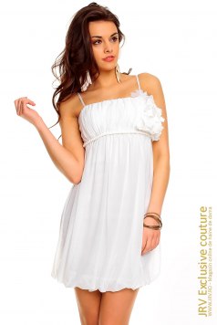 Rochie de club Flo White - Magazin online haine de dama Fashion