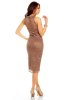 SCOASE DIN STOC - Rochie dantela My Brown