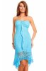 SCOASE DIN STOC - Rochie de zi Lace Turquoise