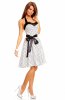 SCOASE DIN STOC - Rochie Just Retro White