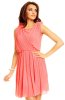 SCOASE DIN STOC - Rochie plisata Sya Salmon