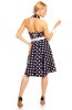 SCOASE DIN STOC - Rochie cu buline Dark Blue-White