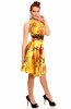 SCOASE DIN STOC - Rochie Baby Doll Flower Yellow