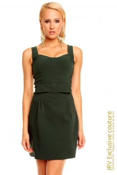 Rochie office Ramy Verde - Magazin online haine de dama Fashion