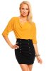 SCOASE DIN STOC - Rochie office Mody Mustard