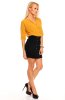 SCOASE DIN STOC - Rochie office Mody Mustard