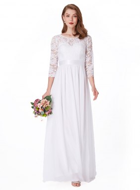 Rochie de seara Yvonne Lace White din Colectia de ROCHII DE SEARA