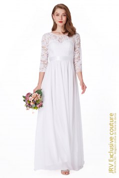 Rochie de seara Yvonne Lace White - Magazin online haine de dama Fashion