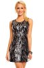 COLECTII TRECUTE - Rochie cu paiete Black-Silver