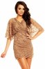 SCOASE DIN STOC - Rochie dantela Butterfly Brown