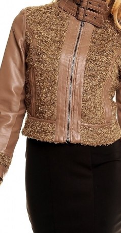 Jacheta Caprice Brown din magazinul online de geci / paltoane JRV.ro