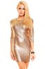 COLECTII TRECUTE - Rochie de club Snake Gold