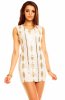 COLECTII TRECUTE - Rochie paiete Beige-White