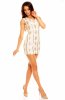 COLECTII TRECUTE - Rochie paiete Beige-White
