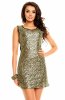 COLECTII TRECUTE - Rochie cu paiete Swe Gold
