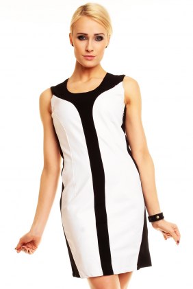 Rochie office My White din Colectia de SCOASE DIN STOC