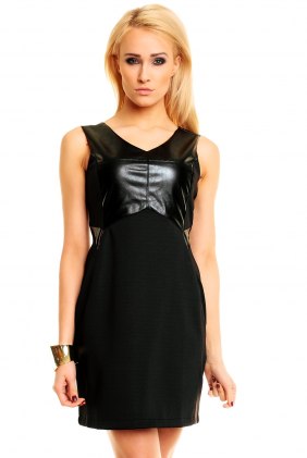 Rochie din piele Swe din Colectia de SCOASE DIN STOC