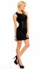 ROCHII ELEGANTE - Rochie eleganta cu piele Rock Style