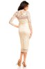 ROCHII ELEGANTE - Rochie dantela May Creme
