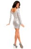 COLECTII TRECUTE - Rochie cu paiete Sade Silver
