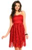 SCOASE DIN STOC - Rochie dantela Ethy Red