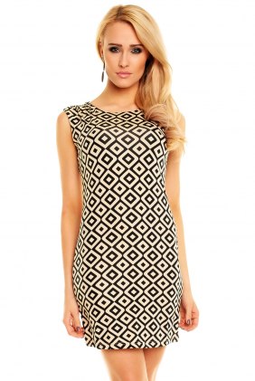 Rochie de zi My Beige din Colectia de SCOASE DIN STOC