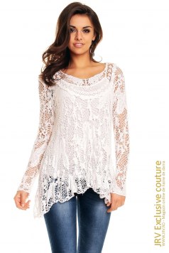 Tunica Heater White - Magazin online haine de dama Fashion